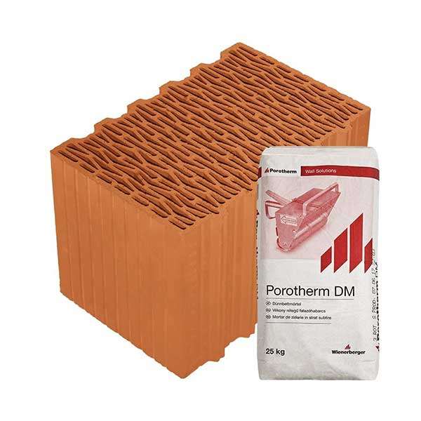 Porotherm Rapid + V.F.H. 38 X-therm tégla